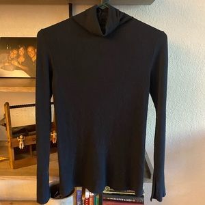 Small Enza Costa Black Turtle Neck